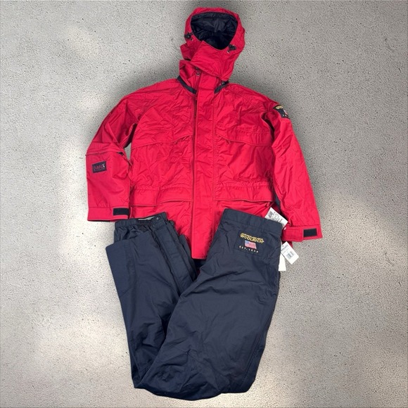 Vtg NOS Woolrich Expedition Diaplex Parka Pants Set Snow Ski John Rich Bros Sz L - Picture 1 of 16